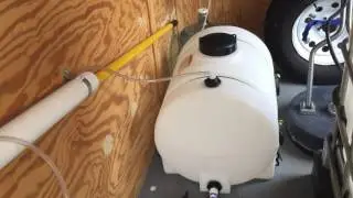 Pressure washing trailer setup