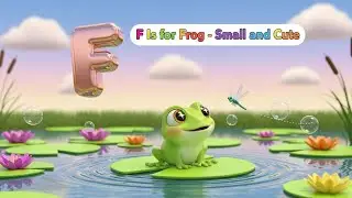 F Is for Frog Small and Cute 🐸✨🎵 | Fun Alphabet & Animal Learning for Kids 🌈👶
