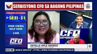 𝐂𝐅𝐎 | 𝐒𝐞𝐫𝐛𝐢𝐬𝐲𝐨𝐧𝐠 𝐂𝐅𝐎 𝐬𝐚 𝐁𝐚𝐠𝐨𝐧𝐠 𝐏𝐢𝐥𝐢𝐩𝐢𝐧𝐚𝐬 𝐰𝐢𝐭𝐡 𝐄𝐬𝐭𝐞𝐥𝐥𝐞 𝐎𝐩𝐥𝐞 𝐎𝐬𝐨𝐫𝐢𝐨
