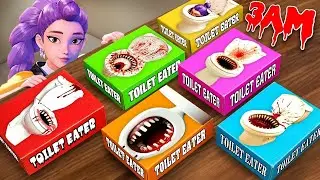 DO NOT OPEN MYSTERY TOILET EATER BOXES at 3 AM!!