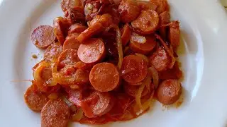 Salchichas con chipotle