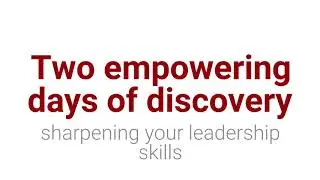 Your Leadership Unleashed Oct 2018 Nairobi Kenya 1