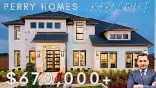 Stunning 3791W Floor Plan By Perry Homes | 3,791 SF | Katy Court | Katy, Texas From $670K