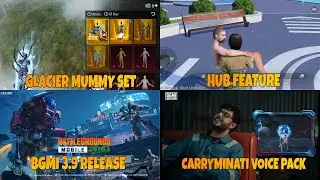 🔴BGMI TRANSFORMERS UPDATE PATCH NOTES | BGMI 3.9 UPDATE RELEASE DATE | CARRY MINATI VOICE PACK BGMI