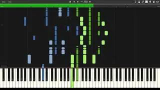 Flight of the Silverbird [Piano Tutorial] (Synthesia) // Akmigone