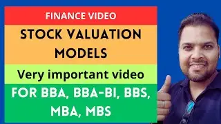 Stock valuation | For BBA, BBA-BI, BBS, MBA and MBS (Finance)