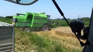 Žetva p&scaron;enice deutz fahr m35.80