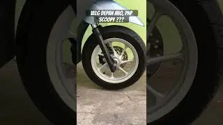 Mio sporty pasang velg scoopy