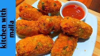 How to make Vegetable Cutlets | sabzi ke kabab recipe | Mix vegetable Kabab | kitchen with maila