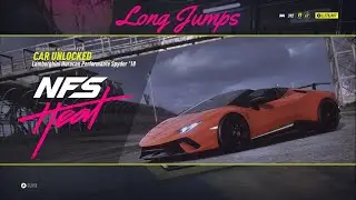 Need for Speed Heat - Long Jumps (Huracan Performante Spyder Unlock)