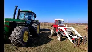 Farming day-Tractor Steyr 50 & John Deere 4240 S 🤠🌿🚜