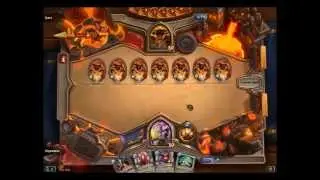 playing hearthstone BRM 2