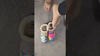 Socks or No Socks? | #slippers #nostalgia #comfort #cozy #shorts #feet #fyp #youtubeshorts #viral