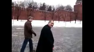Ронни Маркус на Красной Площади. Ronny Marcus  in Red Square