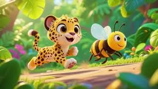 &ldquo;Baby Cheetah & Bumblebee Jungle Race! 🐆🐝💨 | Fun Animal Adventure for Kids