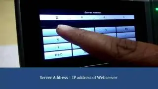 ADMS setting option in UFace602 device
