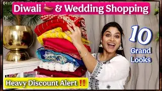 Festive Heavy Amazon Kurta pant set Haul mirror & embroidered work on sale Haul shop with Vaishali