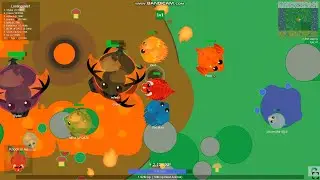 New Mini Ruby Devil Dino Monster.  Mope.io