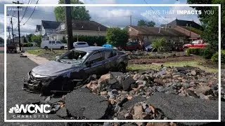 Heat wave intensifies as heavy rain drenches the Northeast