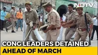 Congress Leaders Detained Ahead Of March In UP Against BJP's Chinmayanand