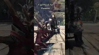 Vaal Hazak Set - Hammer [MHW: Iceborne] #monsterhunter #armor #weapon #game #showcase