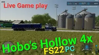 FS22 Live Gameplay Hobo's Hollow 4x PC Build the Farm
