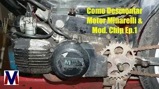 Como Desmontar Motor &Macal Minarelli Mod. Chip Ep.1