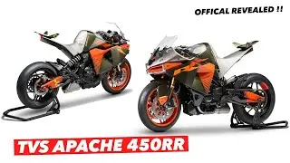 2026 TVS Apache 450RR Concept Revealed 🔥 | New Twin Cylinder TVS Bikes | PRICE Features Launch Date