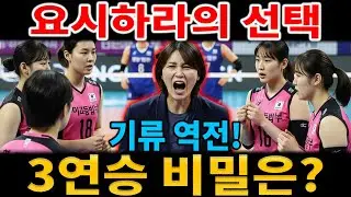 [기류 역전] 요시하라 감독의 '파격 선택'이 3연승을 만든 이유? 팬들이 열광하는 승리의 결정적 비밀은?