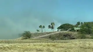 Kohala Ranch fire on Aug. 8, 2023 on the Big Island