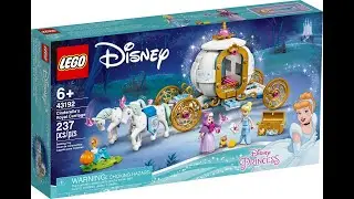 LEGO Instructions | Disney | 43192 | Cinderella's Royal Carriage | Cinderella