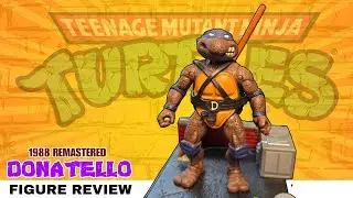 TMNT 1988 REMASTERED DONATELLO FROM PLAYMATES FIGURE REVIEW