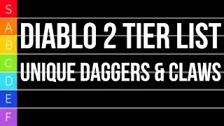 СПИСОК УРОВНЕЙ Diablo 2 &mdash; Уникальные кинжалы и когти &mdash; ТЕПЕРЬ С ПОКАЗАННЫМИ ХАРАКТЕРИСТИКАМИ!
