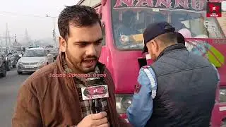 #Hungama #TrafficPolice Aur #Matador Driver Aamne-Saamne