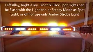 Gen5 Emergency Warning Light Bar for Tow Truck, Emergency Vehicle