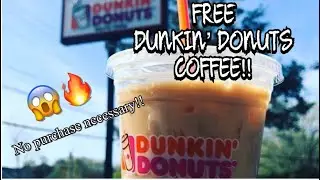 Run!! FREE DRINK AT DUNKIN DONUTS !! Free food | free food promo code | run deal !