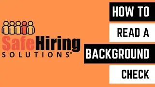 How to Read a Background Check