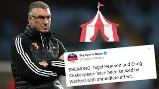 NIGEL PEARSON SACKED BY WATFORD