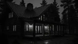 Cabin in the Woods Hit by Heavy Rain and Thunder for Deep Sleep Ambience