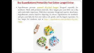 Buy Printed Dry Feel Cotton Langot from SuperBottoms
