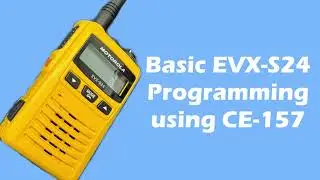 Программирование EVX-S24 с использованием CE-157