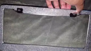 Upgraded Bling License Plate Frame with 8 Crystal
