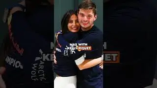Kelly Piquet & Penelope scream as Max Verstappen overtakes a golf cart 🤣