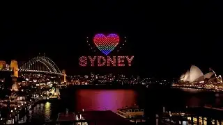 Elevate Sydney Sky Show 2022 l Mesmerising Light Show l Swarms of Drones l Australia l HansikaDeepan