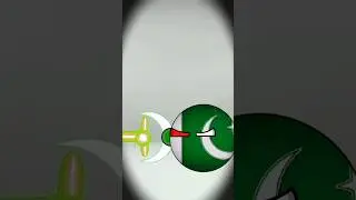 Pakistan 🇵🇰 vs India 🇮🇳 Funny Fight #countryballs #globevibes #pakistan #india