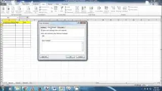 How To Enter Only Text Value in MS Excel Worksheet