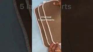 Cloth diapers #charcoal 5 layer insert #best for your babies @AadhVi76vlogs