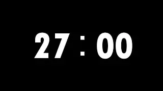 27 Minute countdown timer