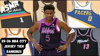 ASMR I Ranking 25-26 NBA City Jerseys 🏀 Whispered Jersey Review