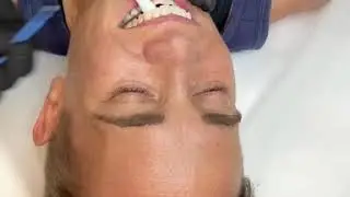 Applying a tooth gem 24k gold icon